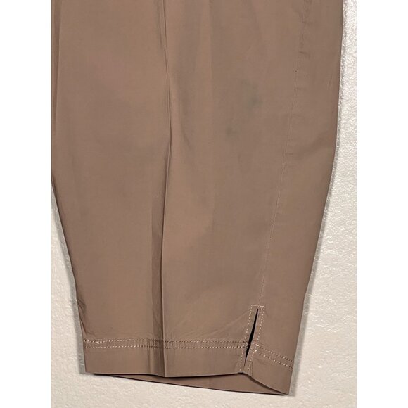 Lane Bryant Women's Beige Capri Pants Size 20 Stretch Cotton Pockets Summer - Picture 7 of 10